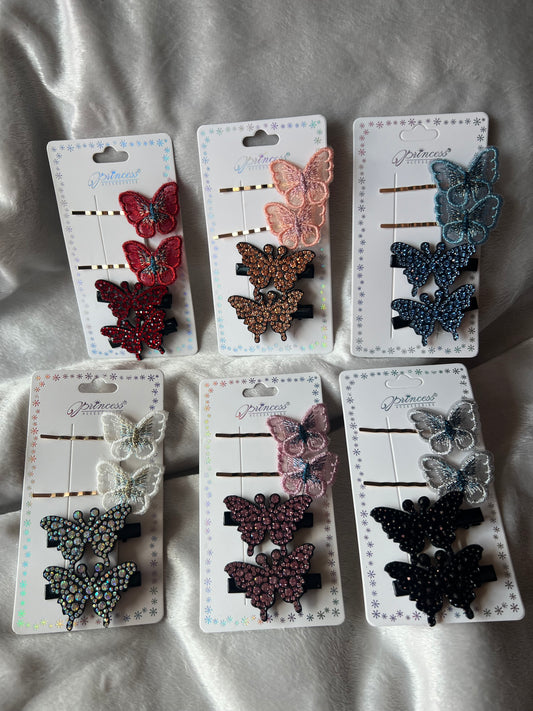 Butterfly Hairclips